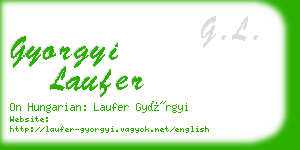 gyorgyi laufer business card